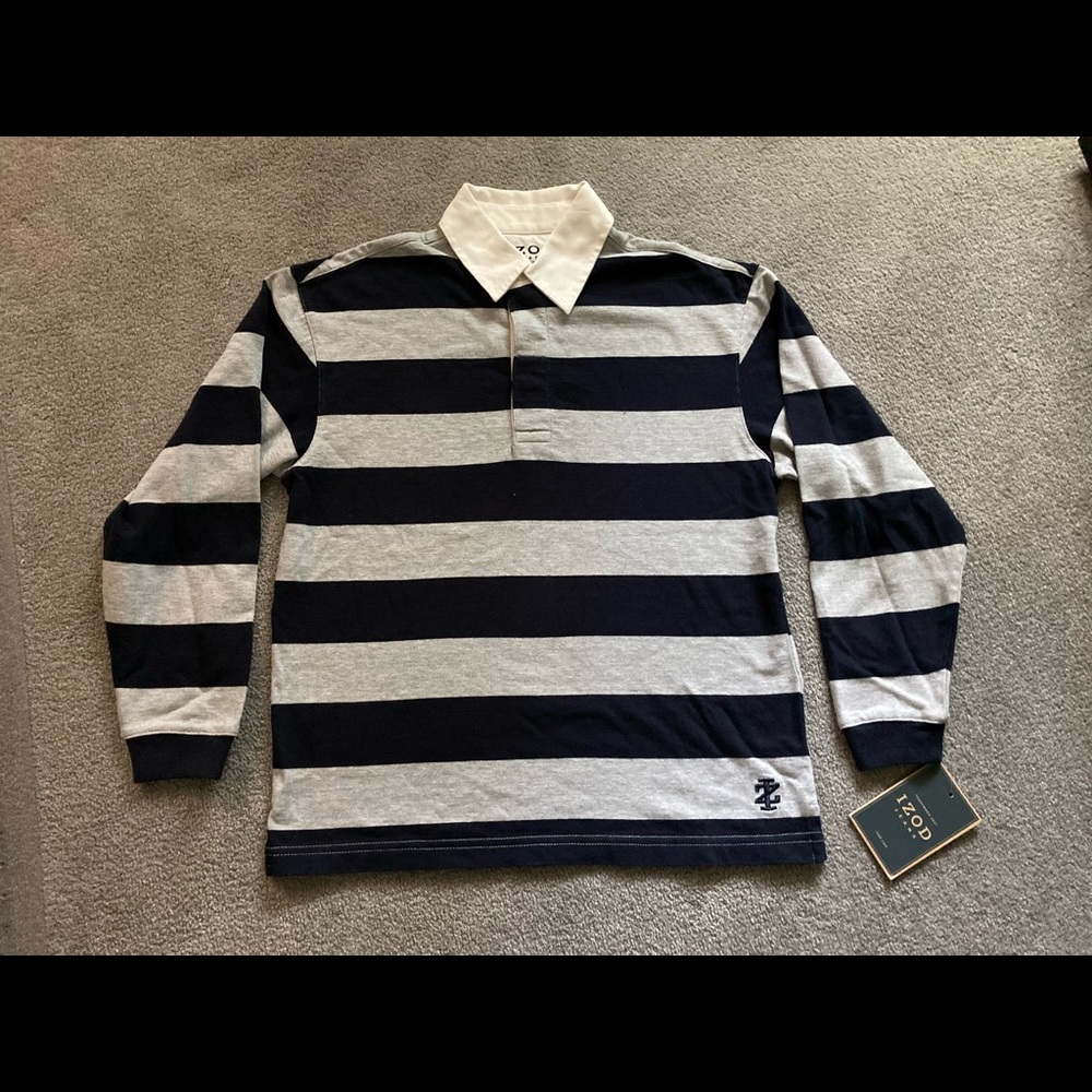 IZOD boys long sleeve 100% cotton shirt